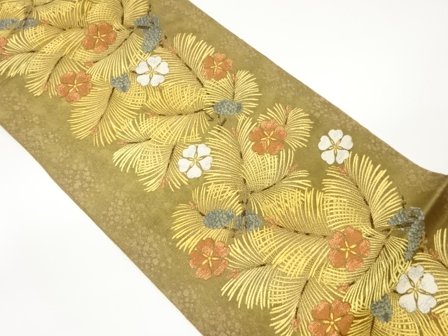 JAPANESE FUKURO OBI / WOVEN SAKURA